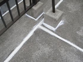 防水工事 架台